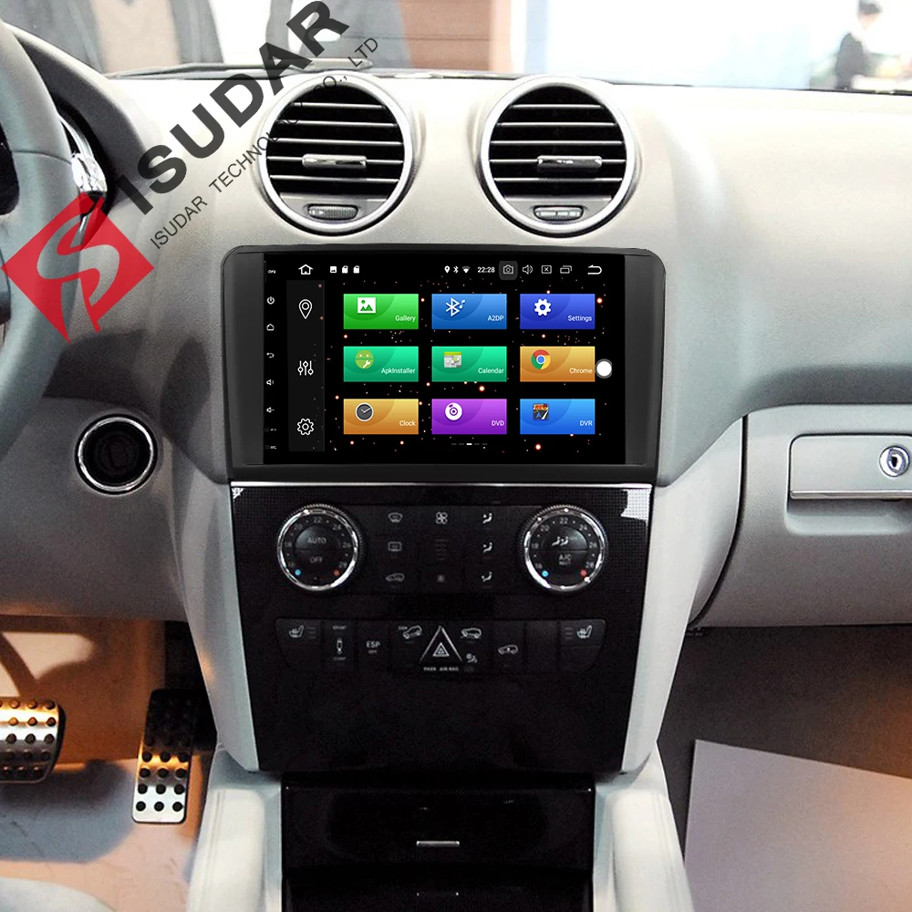 Isudar Автомагнитола 1 Din с 9 Дюймовым Экраном на Android 8.0 Для Автомобилей Mercedes/Benz