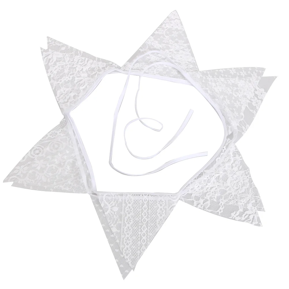 12 флагов кружевные винтажные вечерние баннеры для свадьбы свадебной вечеринки