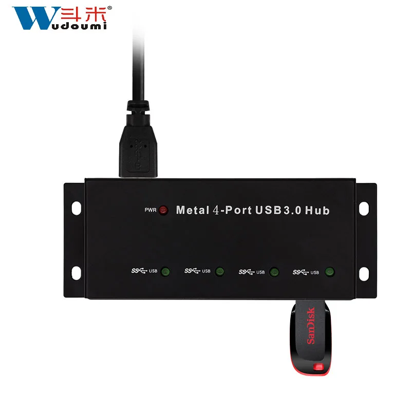 Супер скорость USB 2 0/3 0 концентратор 4 порта Портативный разветвитель