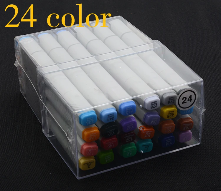 Finecolorour эскиз экономичный 24 цвета набор художника кисти маркер ручка Бесплатная