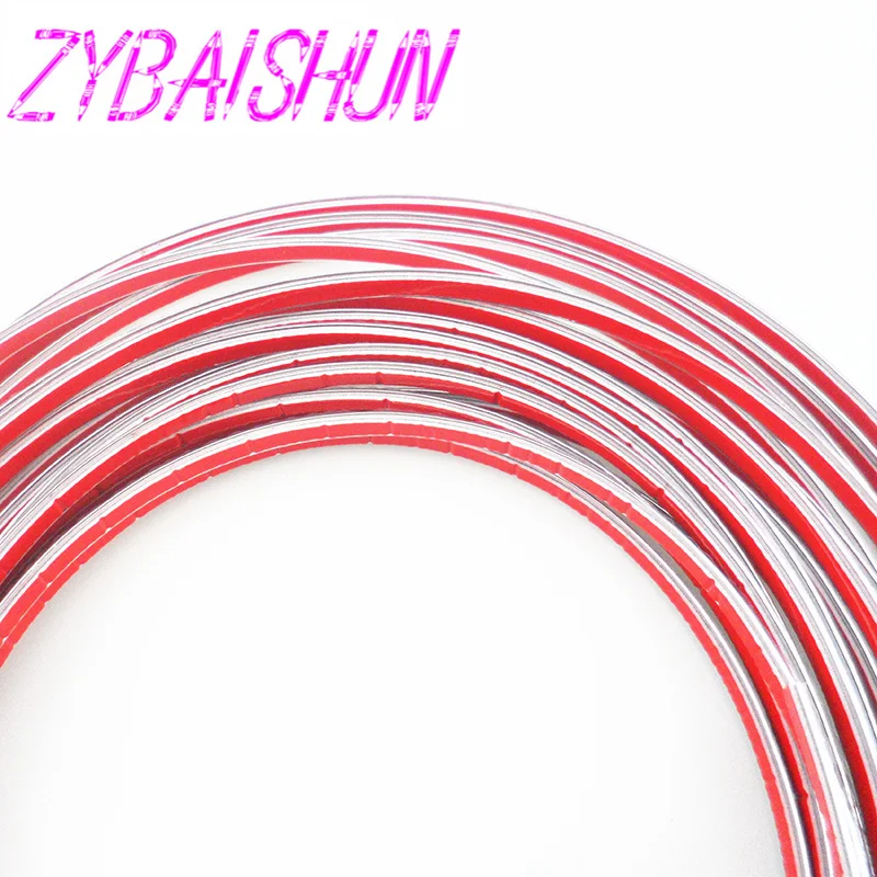 10mm x 15m car chrome hair styling tools decoration band decoration for Opel Astra VAUXHALL MOKKA Zafira Insignia Vectra Antar