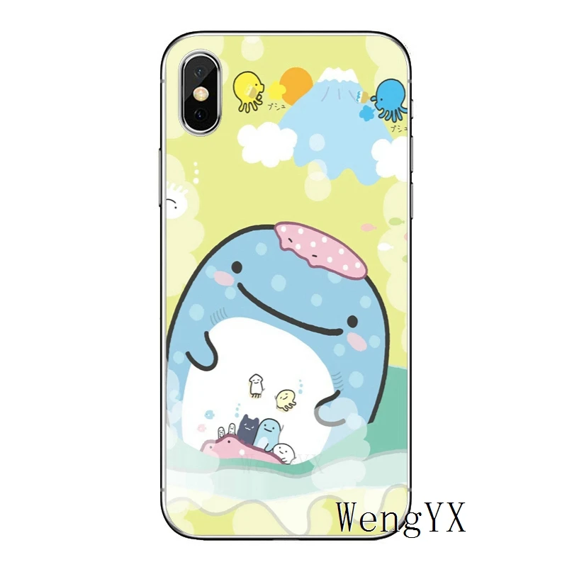 Японский кавайный КИТ Акула для samsung Galaxy S10 S9 S8 S7 S6 edge Plus Lite S5 S4 mini Note 9 8 5 4 TPU мягкий чехол для телефона