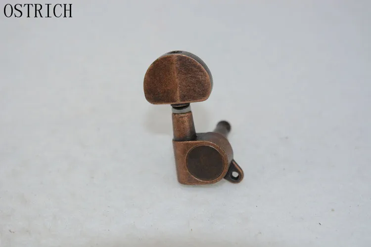 Ostrlch Vintage Style Bronze Guitar Tuning Pegs Tuners Machine Head 3L+3R Wholesales | Спорт и развлечения