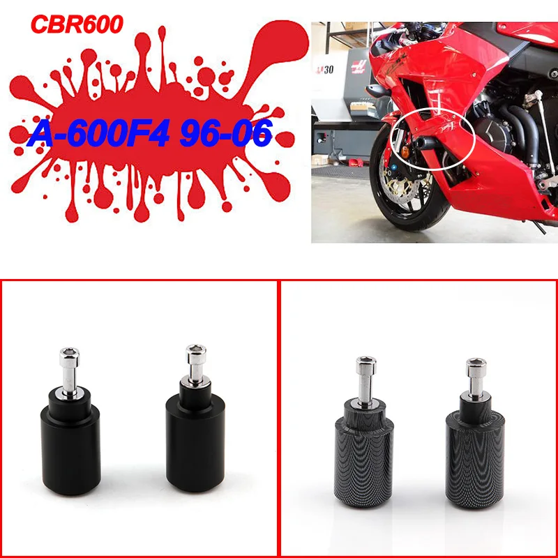 Для Honda CBR600 CBR 600 F2 F3 F4 F4I 91-98 96-06 без рамки слайдер Краш колодки Защита от падения 1991