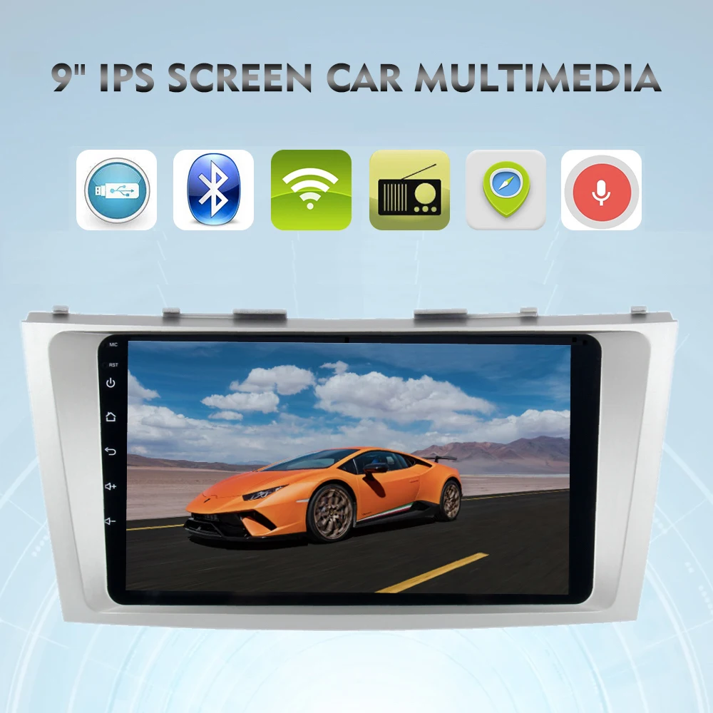 Ips " Автомобильная магнитола для Toyota Camry V40 gps навигации 2007 2008 2009 2010 2011 Android 9,0 головное устройство 4 г 32 г зеркальные очки-Link