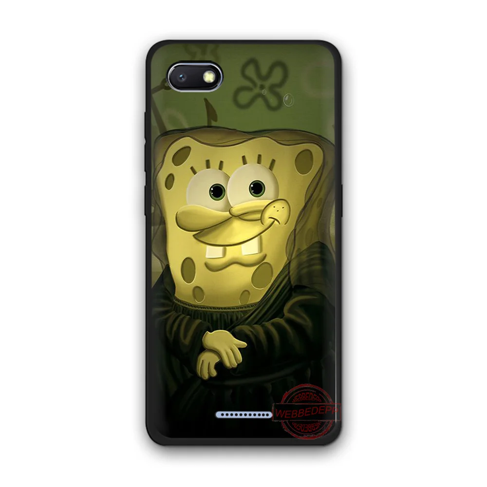 WEBBEDEPP &quotГубка Боб&quot TPU чехол для телефона чехол-накладка Redmi Note 6Pro 7Pro 4A 4X 5 5A 6A 8A 7 S2