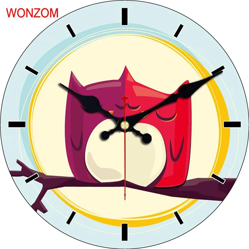 WONZOM Горилла настенные часы животный дизайн рыбы настенные часы птица большой Тихий для гостиной Saat дома декоративные часы настенные