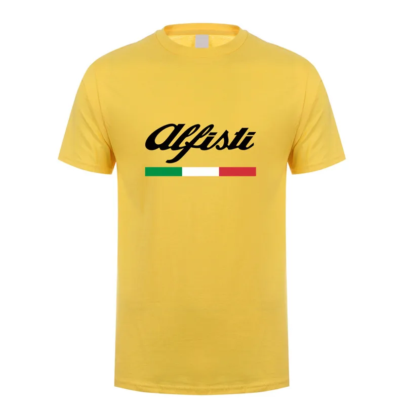 Daisy Alfa Romeo футболка для мужчин Топы Новая мода короткий рукав Alfisti футболка футболки мужская футболка LH-069 - Цвет: Daisy