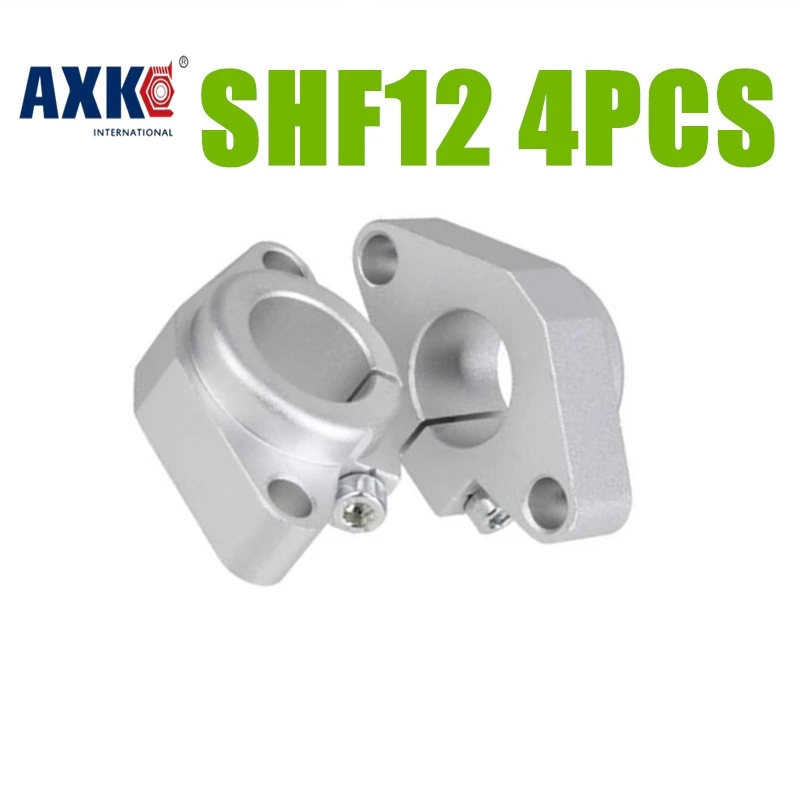 AXK 4 шт. Новый SHF12 12 мм Поддержка вала линейная рельсовая ЧПУ маршрутизатор XYZ SHF12|12mm