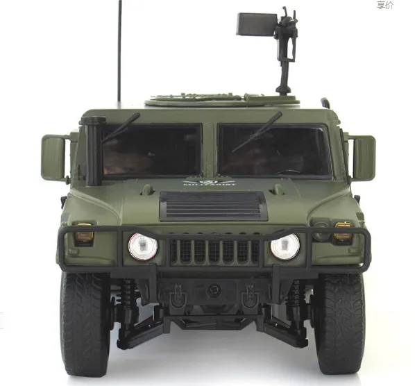 Литая 1:18 из сплава, тактический автомобиль Hummer, военный бронированный автомобиль, литая модель с 5 дверями, открытая игрушка для детей на день рождения