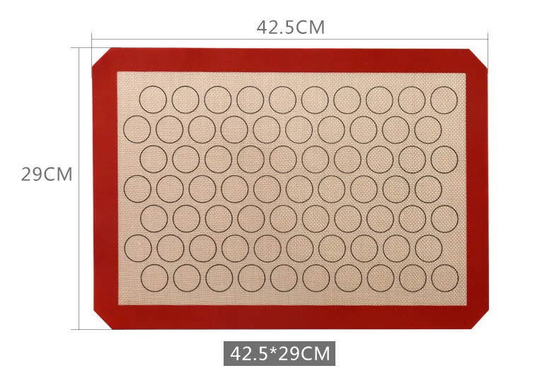 Силиконовый коврик для выпечки Макарон/кондитерских изделий/десертов/печенья