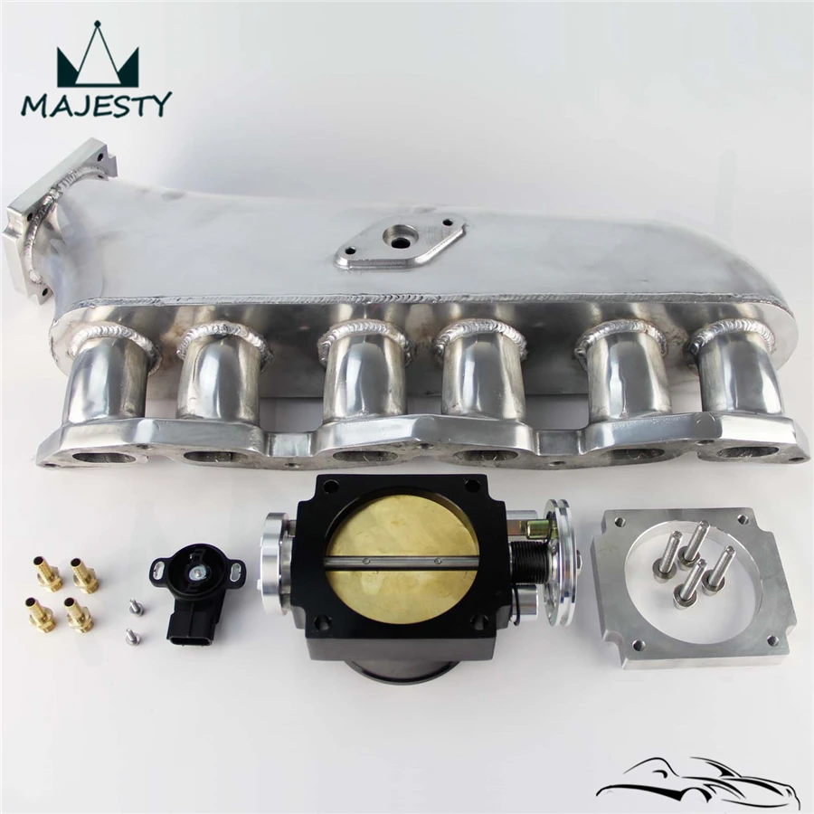 Впускной коллектор + Корпус дроссельной заслонки 90 мм с датчиком TPS для Toyota выше 1JZ