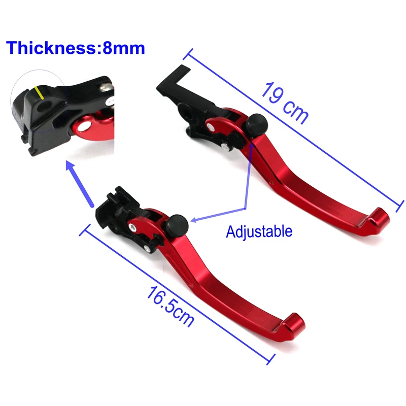 LMoDri новый мотоцикл тормозной рычаг скутер аксессуары для мопеда GY6 Refit