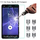 2.5D 0,26 мм 9H закаленное стекло для защиты экрана для Sony Xperia Z3 Compact Mini D5803 D5833 усиленная защитная пленка
