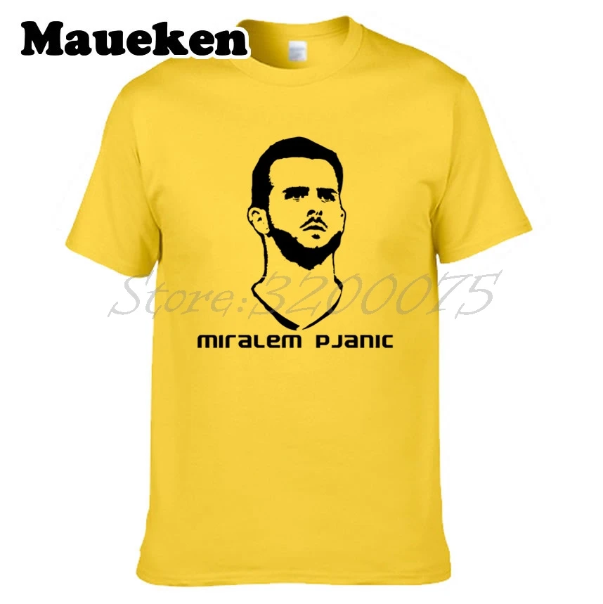 Мужская футболка Miralem Pjanic 5 одежда в боснийском стиле Футболка мужская для