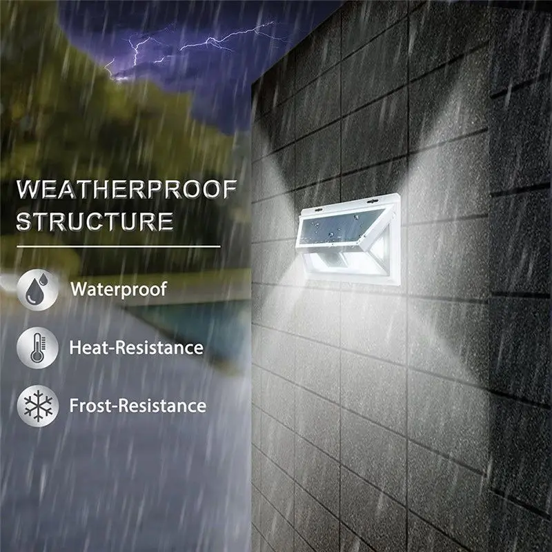 2 шт./упаковка водонепроницаемые светодиодные лампы на солнечной батарее | Лампы