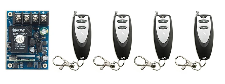 Новая беспроводная система управления дверью гаража, 12 В, 24 В, 36 В, 48 В Новая беспроводная система управления дверью гаража, 12 В, 24 В, 36 В, 48 В