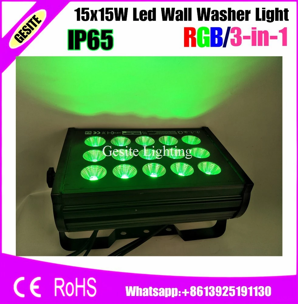 Оптовая продажа 15x15w сценический свет led город цвет высокая мощность RGB 3 в 1