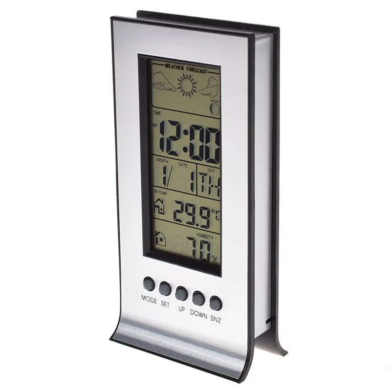 Цифровой термометр уличная Беспроводная метеостанция с ЖК-дисплеем и календарем