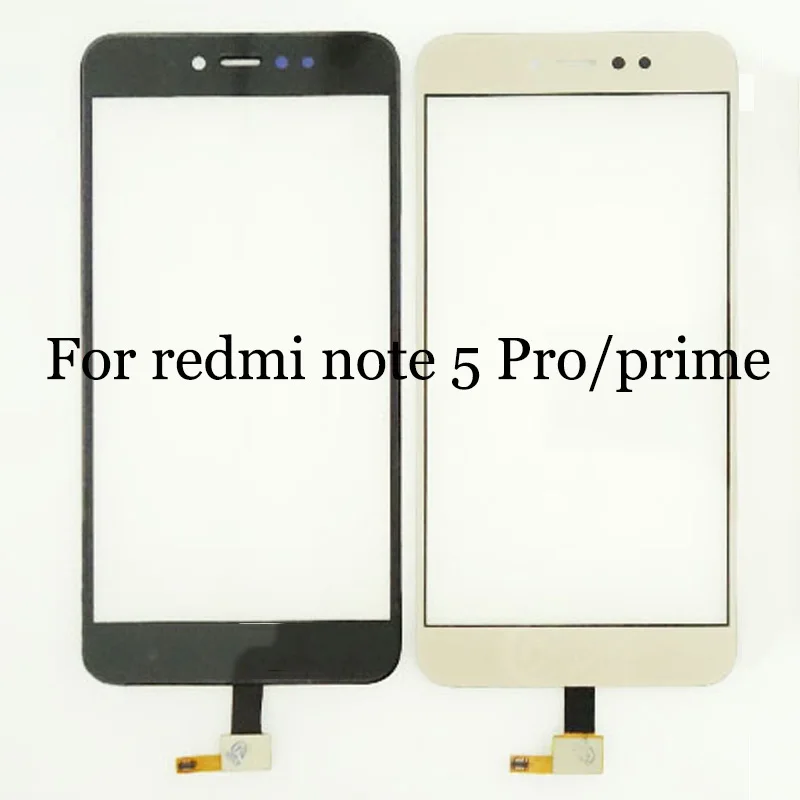 2 шт. для Xiaomi redmi note 5 pro prime сенсорный экран дигитайзер стеклянная панель с гибким