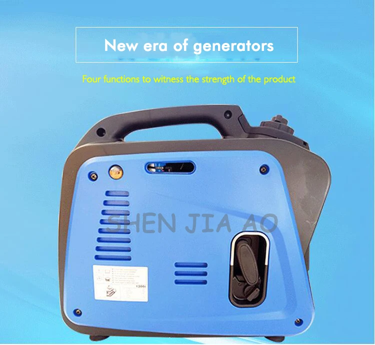 Мелкая бытовая цифровое преобразование частоты генераторы 800W портативный бензиновый генератор 220V 2.1L 50/60Hz