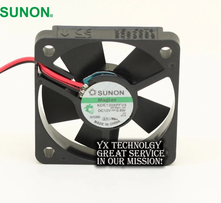 SUNON новое и оригинальное kde1205pfv3 12 В 0.8 Вт 5010 5 см ультра-тихий вентилятор охлаждения 50*50*10 мм