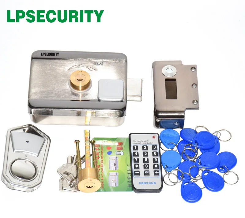 LPSECURITY наружное использование дома Заводские ворота электрический замок двери с