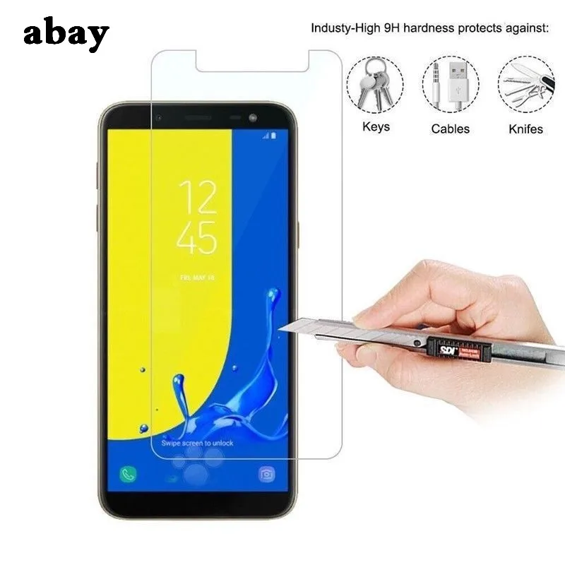 9H закаленное стекло для Samsung Galaxy J5 J6 Plus J7 J8 2018 защита экрана HD защитная пленка Pro 2017
