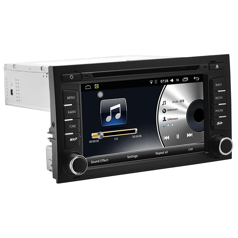 Автомобильный мультимедийный плеер 7 дюймов Android 1 радио с сенсорным экраном RDS Wi Fi