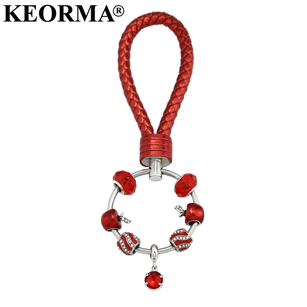 KEORMA Рождественский красный брелок с яблоком подарки для девочек 1 шт. модные