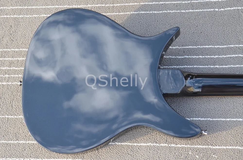 Высшее качество QShelly пользовательский черный RK 325 330 Модель 3 пикапы Gold Pickguard Rick 21