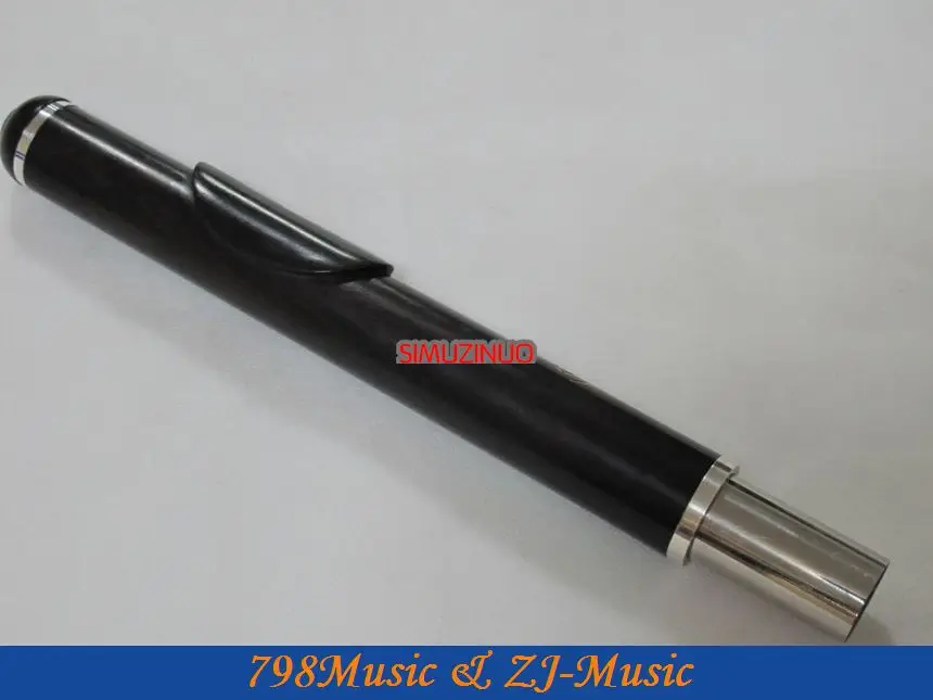 Деревянный головной убор с флейтой ручной работы из черного дерева в виде короны