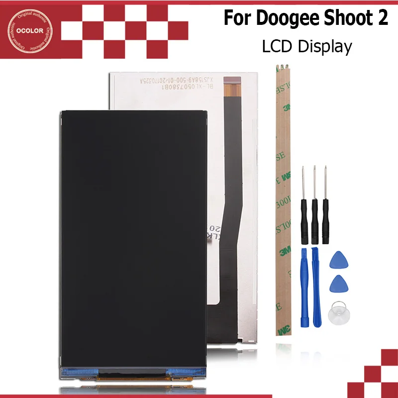 Ocolor 5 дюймов Для Doogee Shoot 2 ЖК экран для смартфон дисплей дигитайзер Замена с
