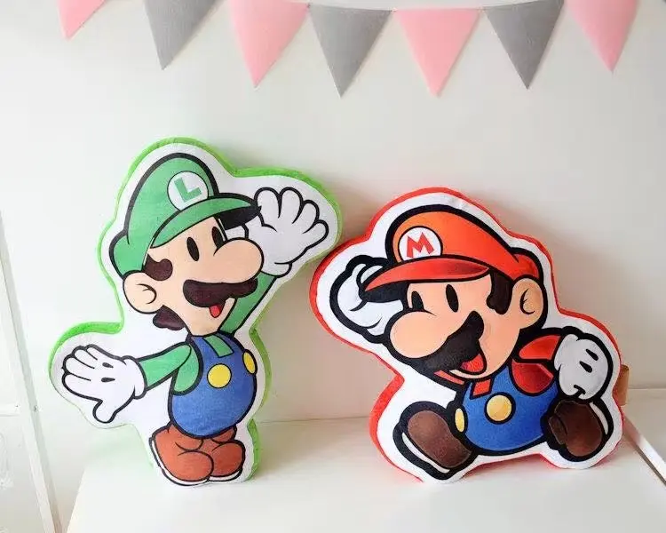 

1pc 60cm Super Mario brother big pillows chair cushion plush stuffed toys children kids gifts