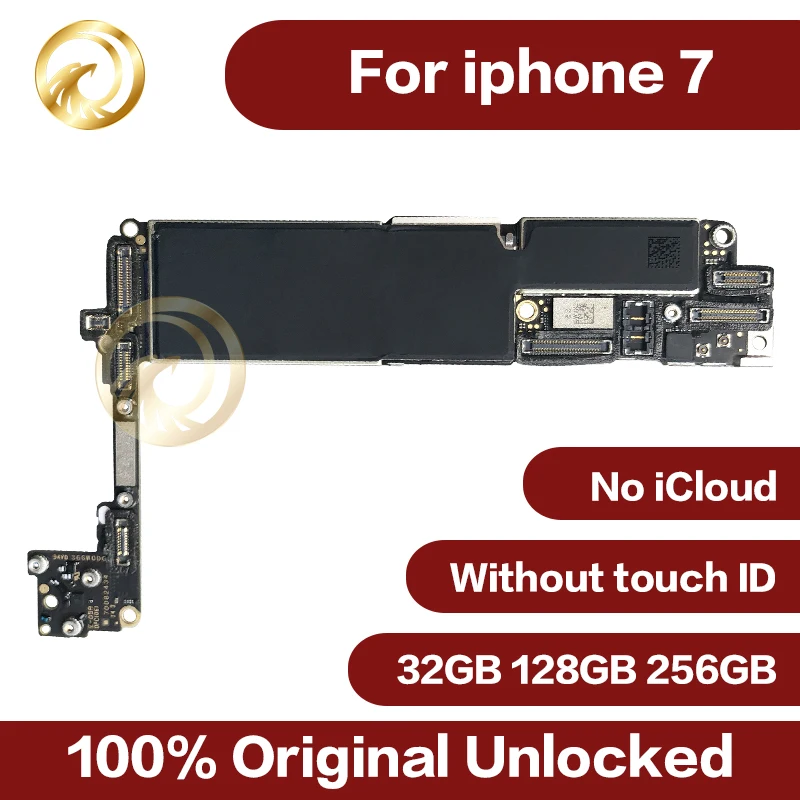 

Original unlocked for iphone 7 Motherboard with Touch ID,Without Touch ID,32GB 128GB 256GB