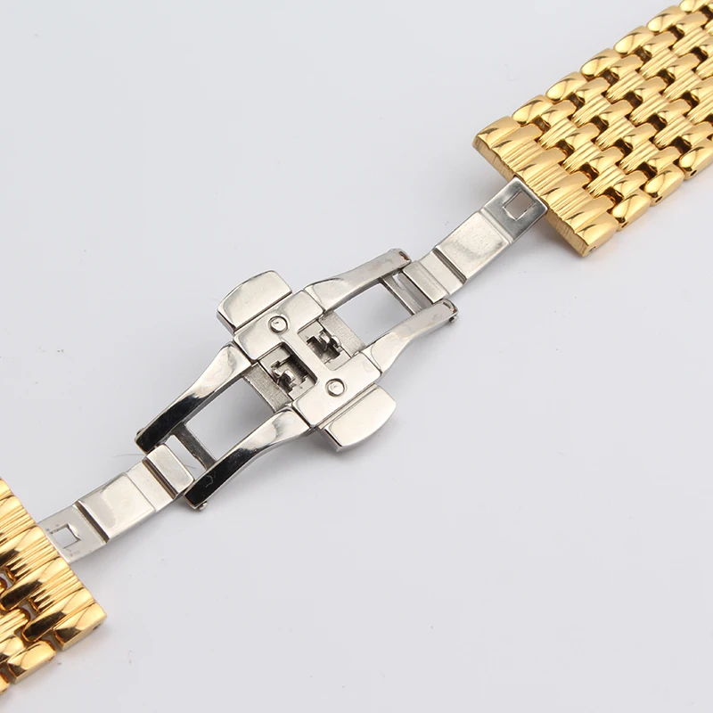 Ремешок из нержавеющей стали для наручных часов металлический браслет цвета