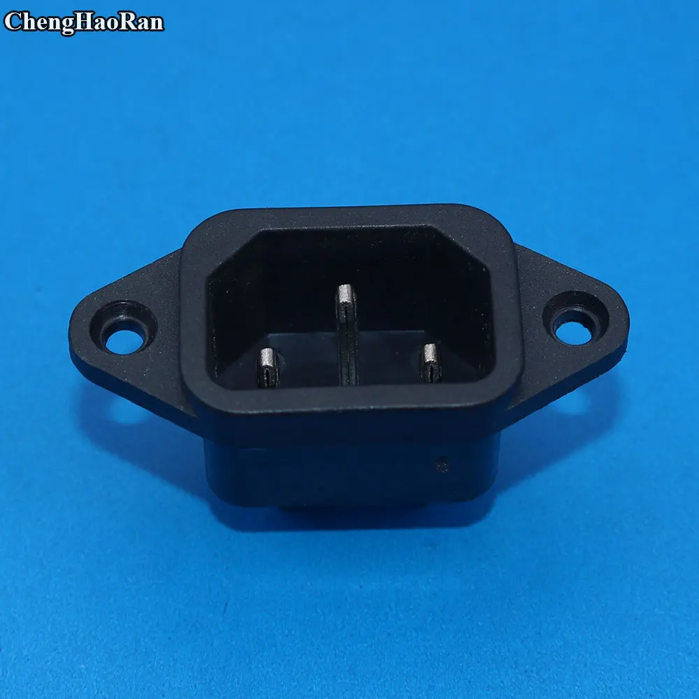 ChengHaoRan новинка Лидер продаж черная 3-контактная Входная розетка IEC320 C14 переменный