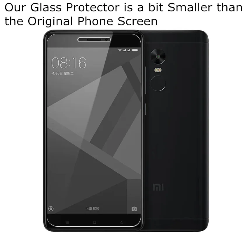 Phiyoo 3 шт. для Стекло Xiaomi Redmi Note 4X Экран протектор Закаленное FO Note4x против царапин 5.5