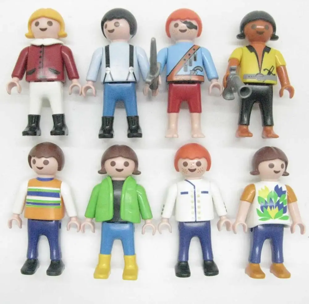 8 шт. Playmobil Geobra спасательные люди Свободные Фигурки A74V|Игровые фигурки и