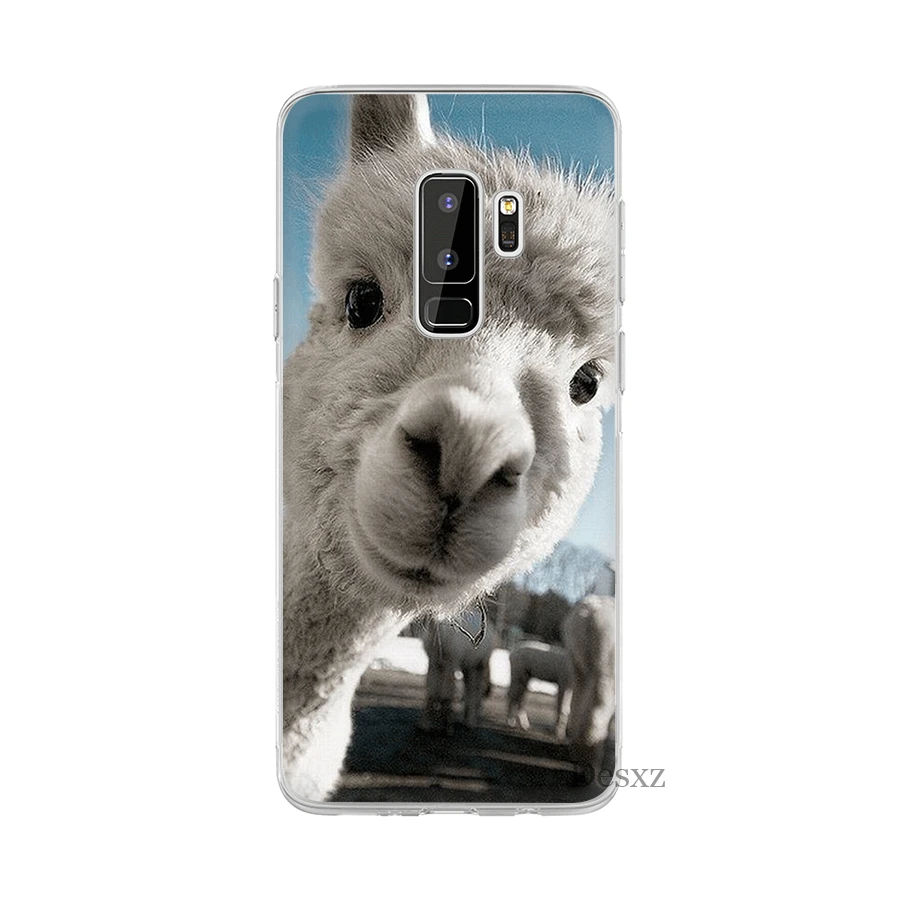 Милый чехол Desxz из альпаки для Samsung Galaxy A3 A5 A6 A7 A8 A9 A10 A30 A40 A50 A70 защитный