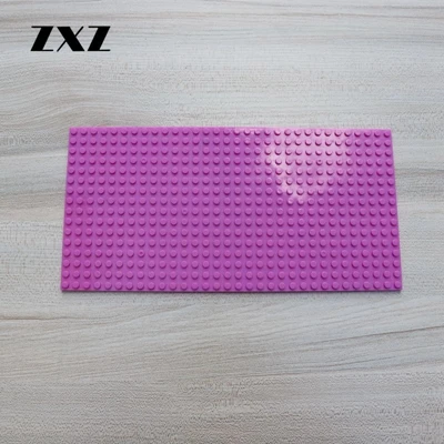 Pink 10 цветов двухсторонние 16*32 точки DIY строительное основание для блоков совместимый с лего фигурки для детских игрушек 5 шт./партия - Цвет: Pink