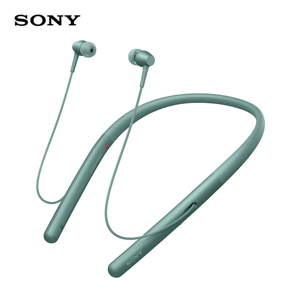 Зеленый Беспроводные bluetooth-наушники SONY WI-H700 премиум класса, проводные магнитные наушники NFC aptX HD с шумоподавлением, наушники с микрофоном - Цвет: Зеленый