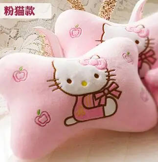 1pair Bone pillow 1 пара 29 см Мультфильм My Melody Тоторо Кумамото медведь плюшевый автомобильный ремень безопасности крышка подголовник автомобиля Успокаивающая подушка для шеи мягкая игрушка - Цвет: 1pair Bone pillow