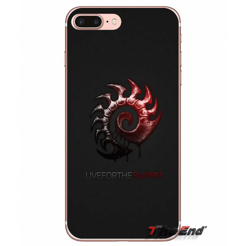 Чехол из ТПУ с логотипом StarCraft Games Blizzard Art для Samsung Galaxy S3 S4 S5 MINI S6 S7 edge S8 Plus Note 2 3 4 5 Grand