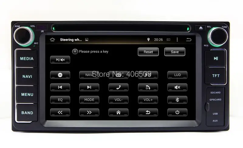 Android 8 0 автомобильный DVD-плеер для Toyota Camry Fortuner Hiace Land Cruiser Tundra Kluger с GPS-навигацией