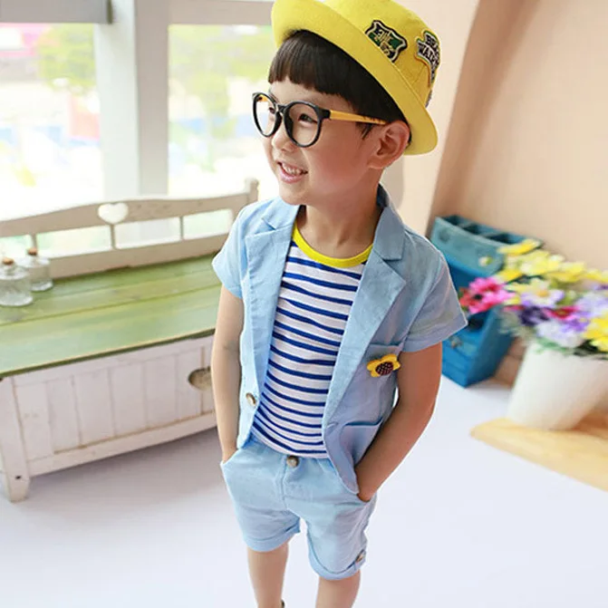 vest short 2pcs A Летние торжественные костюмы с цветочным узором для мальчиков; джентльменский Блейзер; жилет; брюки; комплект одежды из 2 предметов; Детский костюм-смокинг для свадьбы, дня рождения, вечеринки - Цвет: vest short 2pcs A