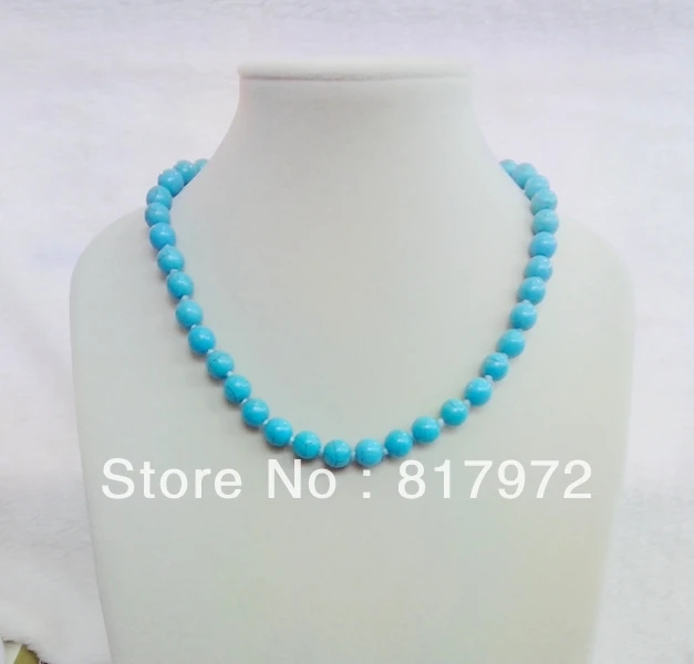 

Бусина 10 мм, простой стиль, зеленый, синий камень, Круглый бисер, ручная работа, ожерелье для женщин, праздничный подарок, очаровательное 6N00127