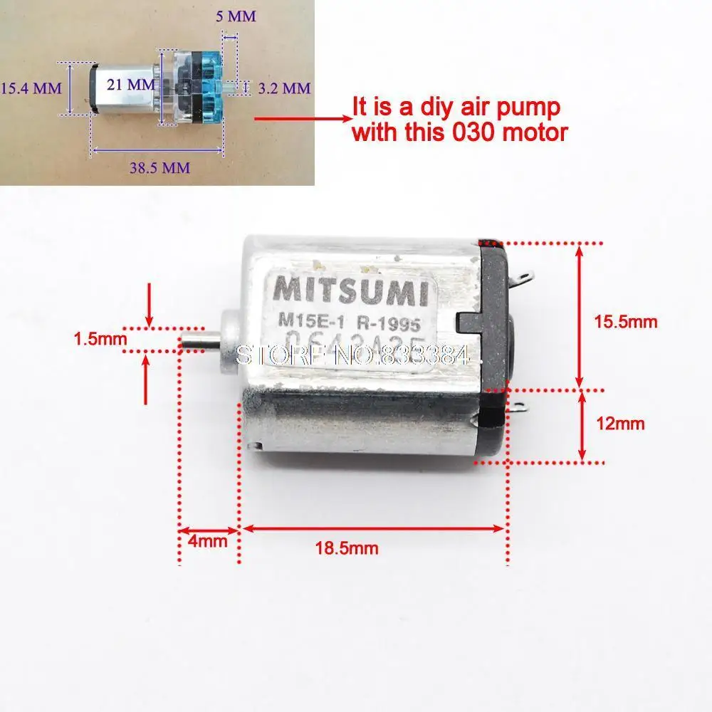 5 шт. микро двигатель постоянного тока Mitsumi 030 насоса 3 6 В тока|micro motor|dc microdc micro motor |
