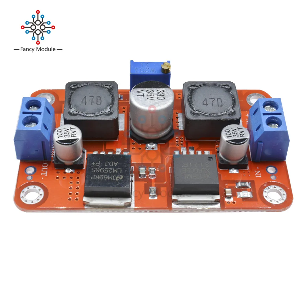 Автоматический понижающий модуль преобразователя Напряжения XL6009 LM2596S|module