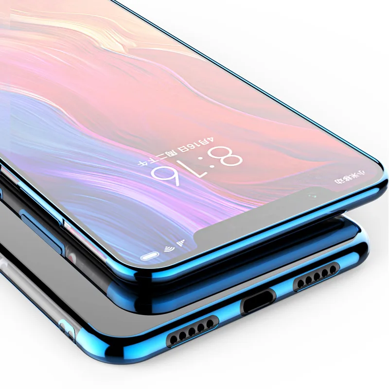 Для Xiaomi 8 SE чехол Mix 2 Max Лазерный Прозрачный для телефона с покрытием 6X 5s note 3 Мягкий